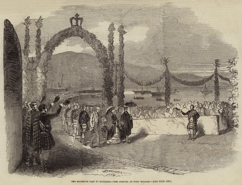 Majestelerinin İskoçya Ziyareti, Fort William