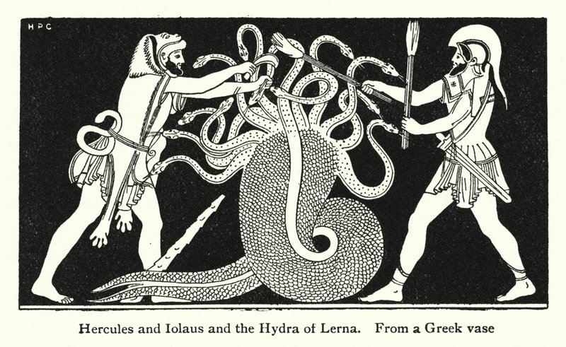 Herkül ve Iolaus ve Lerna