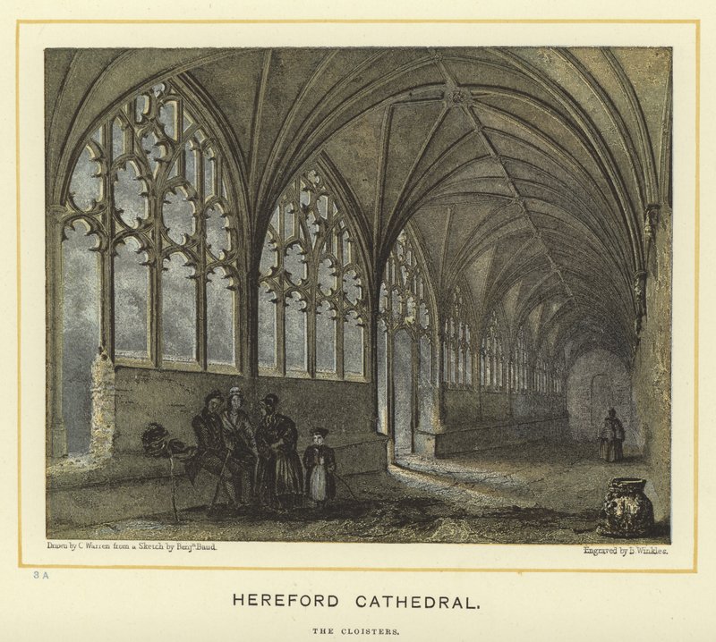 Hereford Katedrali, manastırlar by English School