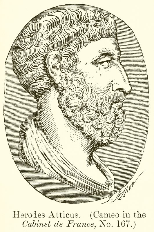 Herodes Atticus. (Fransa Kabinesinde Cameo, No. 167) by English School