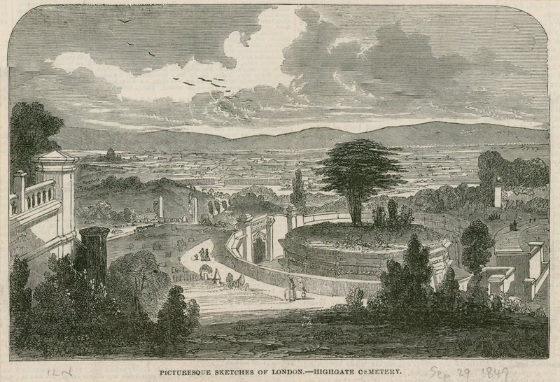 Highgate Mezarlığı, Londra by English School