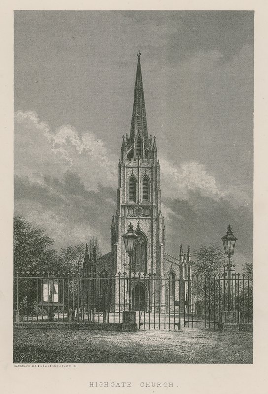 Highgate Kilisesi, Londra by English School