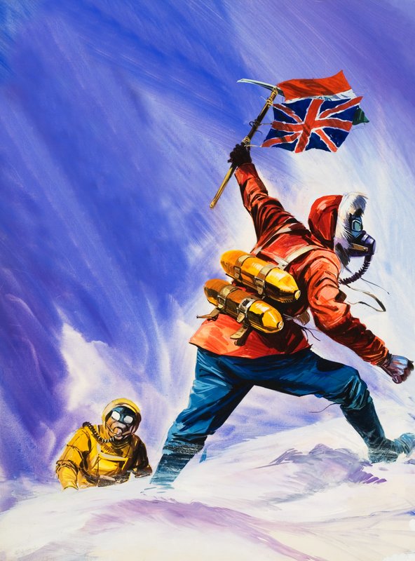 Hillard ve Tensing Everest Dağı