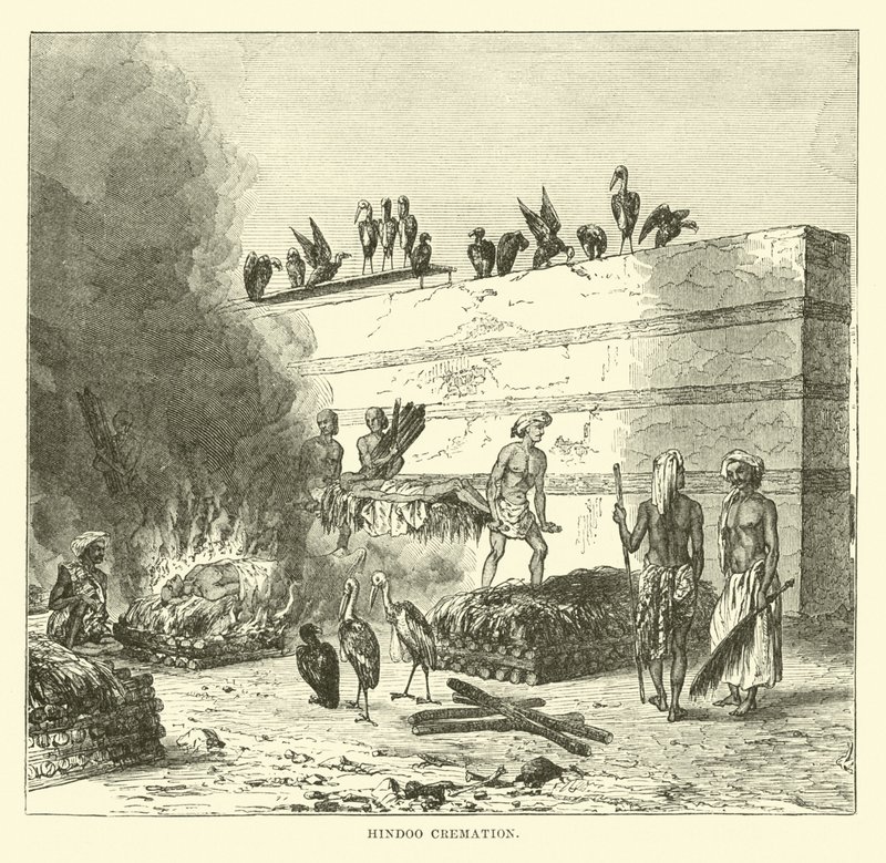 Hindu Ölü Yakma by English School