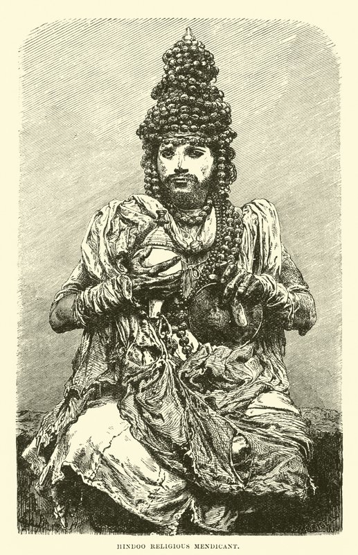 Hindu dini dilenci by English School