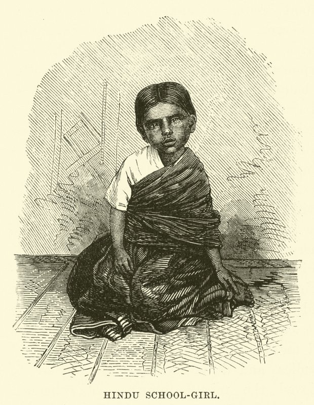 Hindu Liseli Kız by English School