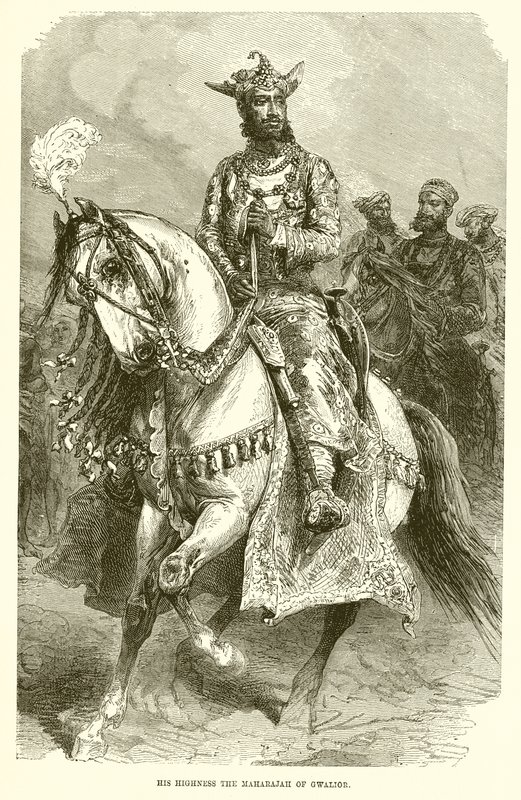 Ekselansları Gwalior Mihracesi by English School