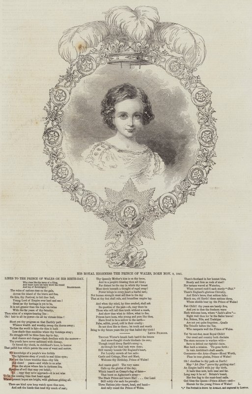 Ekselansları Galler Prensi, 9 Kasım 1841
