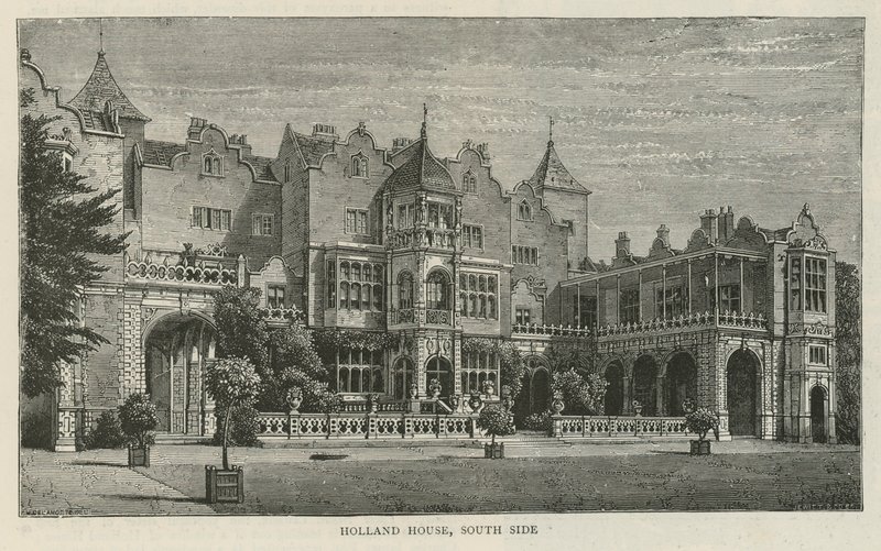 Hollanda Evi, güney tarafı by English School