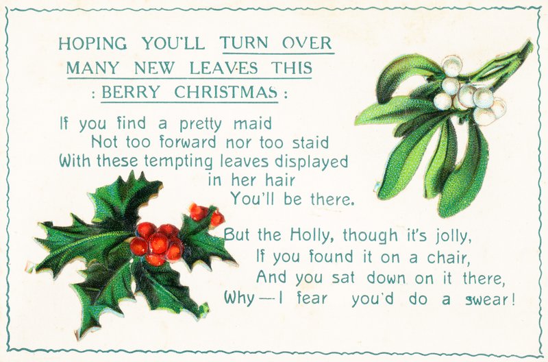 Holly ve Ökseotu, Noel Kartı by English School