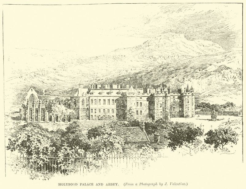Holyrood Sarayı ve Manastırı by English School