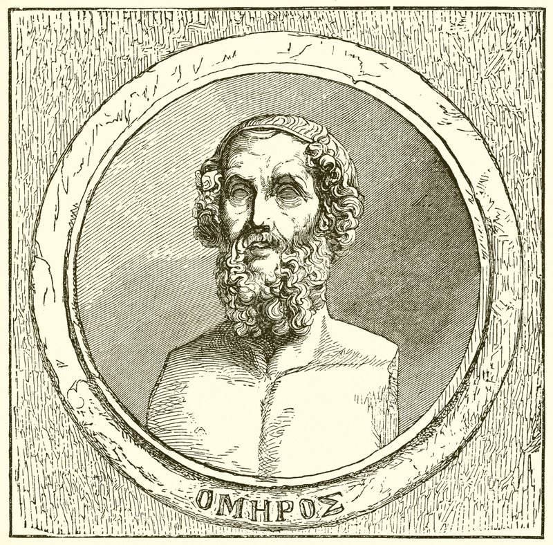 Homeros by English School