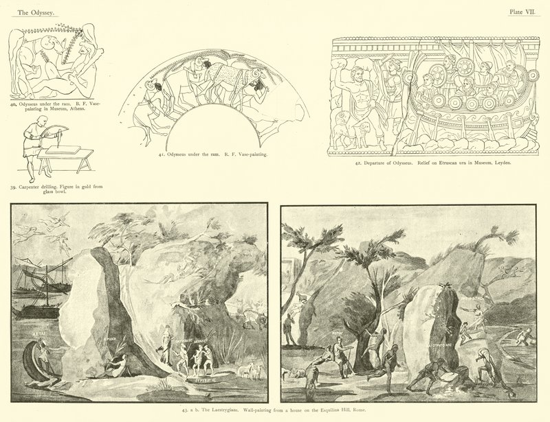 Homeros Odyssey by English School