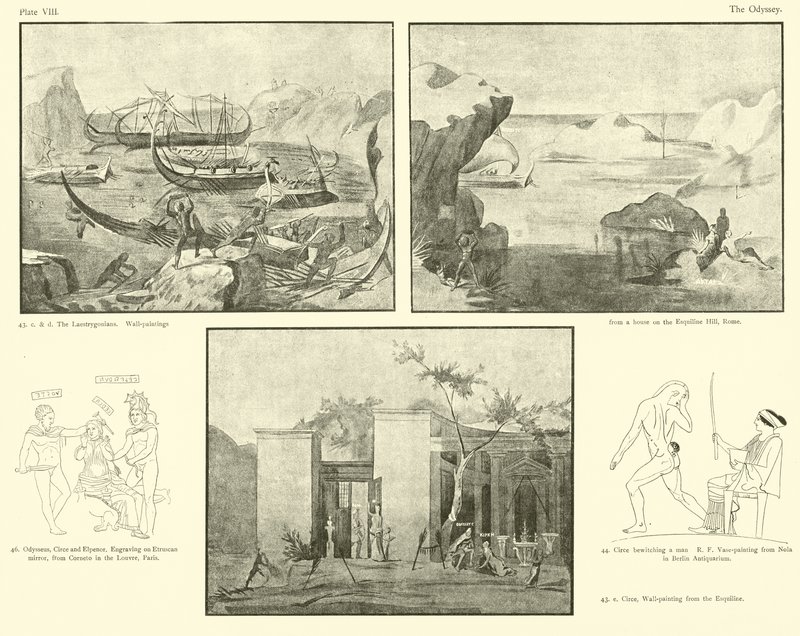 Homeros Odyssey by English School