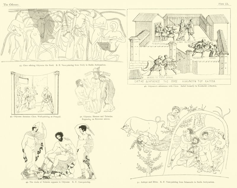 Homeros Odyssey by English School