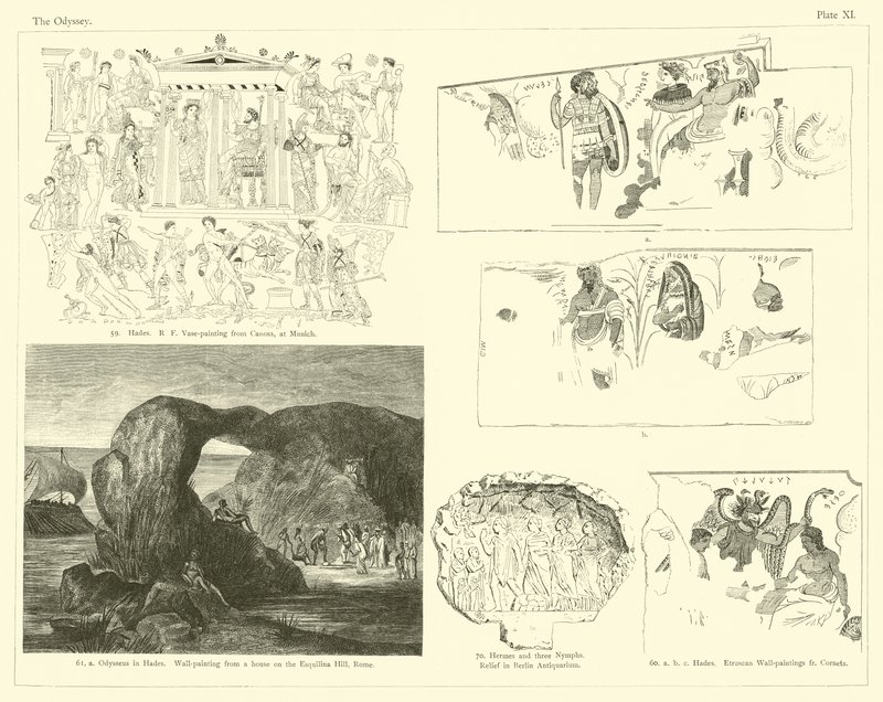Homeros Odyssey by English School