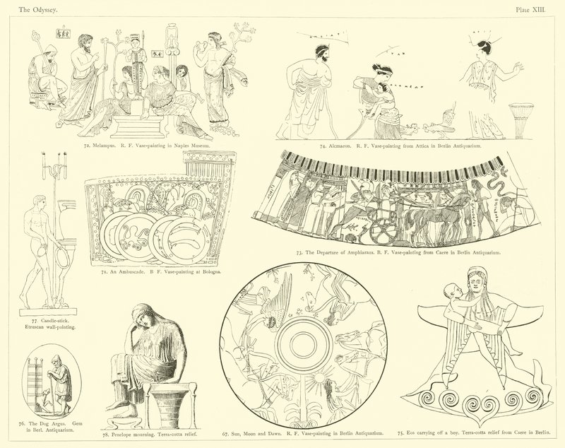 Homeros Odyssey by English School
