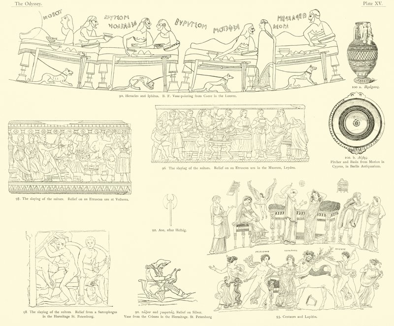 Homeros Odyssey by English School