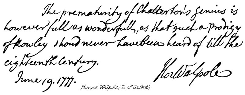 Horace Walpole (Oxford