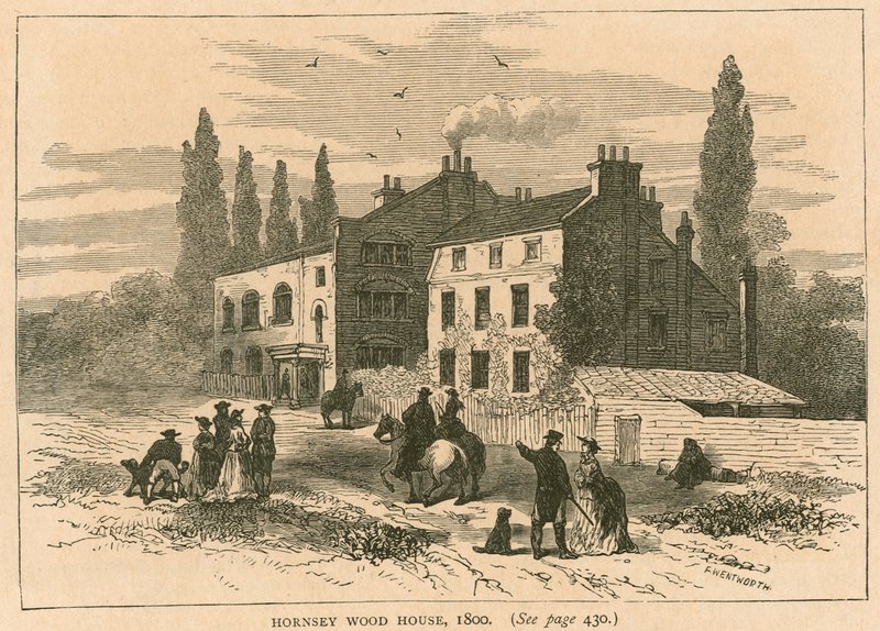 Hornsey Wood House, Londra, 1800 by English School