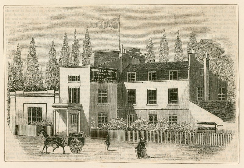 Hornsey Wood House Tavern, Londra by English School