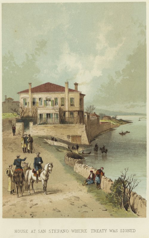 Antlaşmanın imzalandığı San Stefano