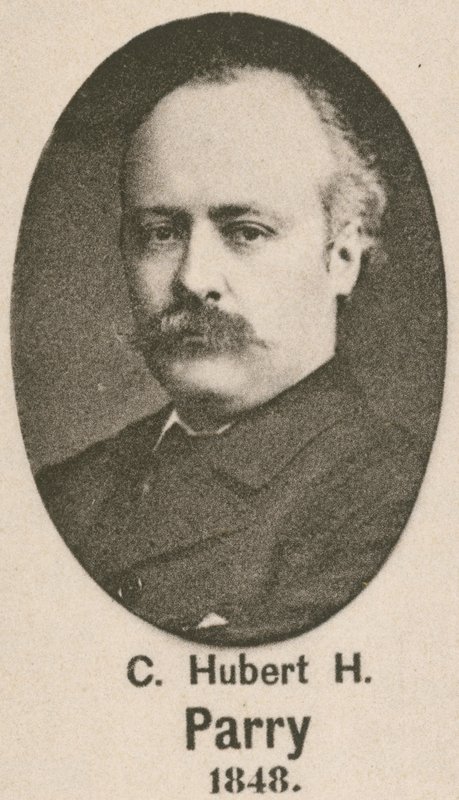 Hubert Parry (gravür) by English School
