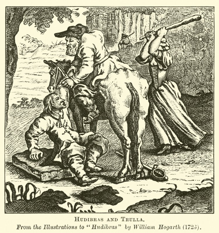 Hudibras ve Trulla by English School