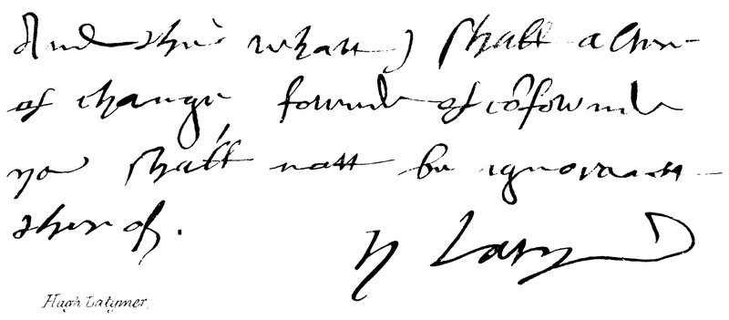 Hugh Latymer by English School