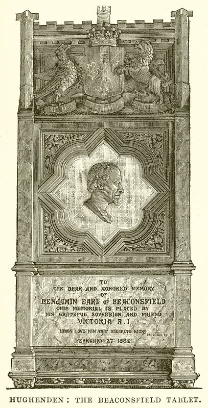 Hughenden: Beaconsfield Tableti by English School