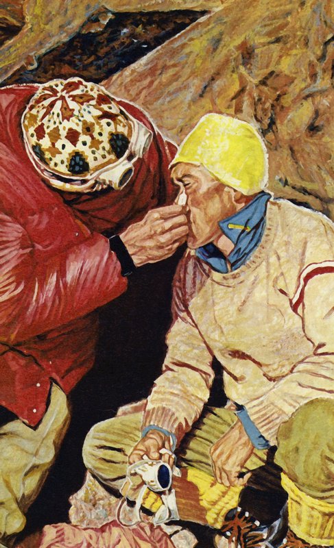 Hunts seferi, Edmund Hillary ve Sherpa Tenzing