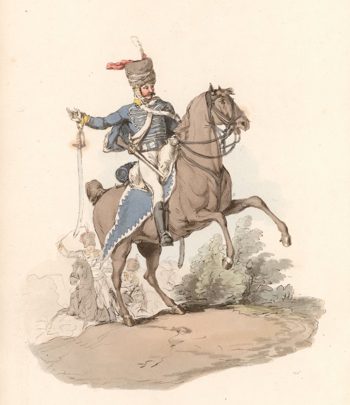 hafif süvari by English School