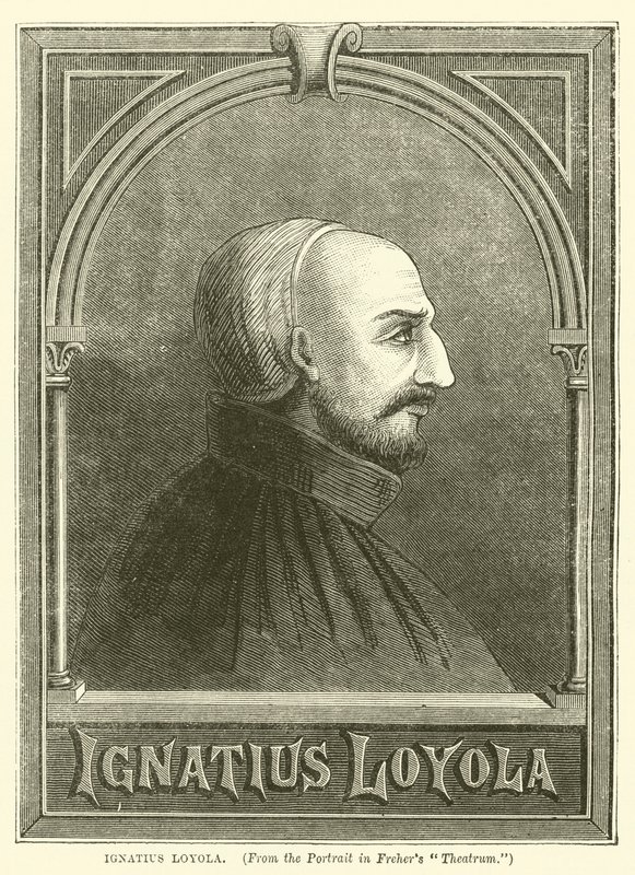 Ignatius Loyola (gravür) by English School