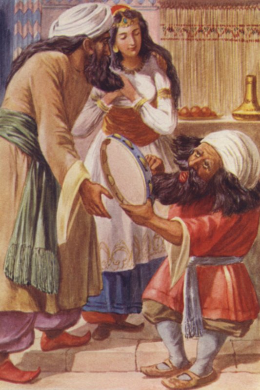 Ali Baba ve Kırk Haramiler için çizim (renkli taş) by English School