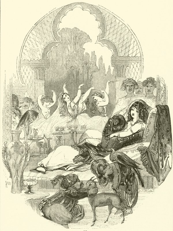 Don Juan için illüstrasyon (gravür) by English School