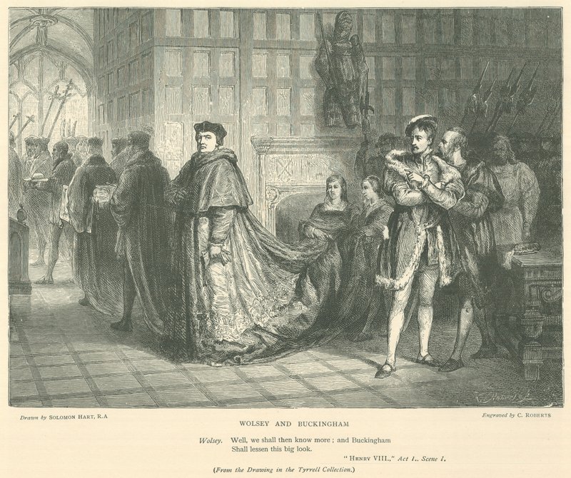 Kral Henry VIII için İllüstrasyon by English School
