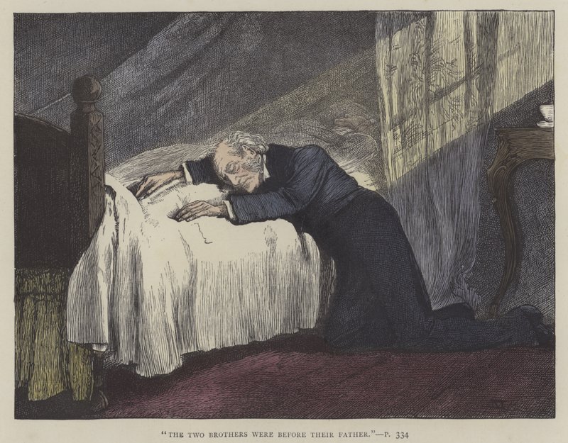 Little Dorrit için illüstrasyon (renkli gravür) by English School