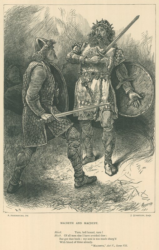 Macbeth için İllüstrasyon by English School