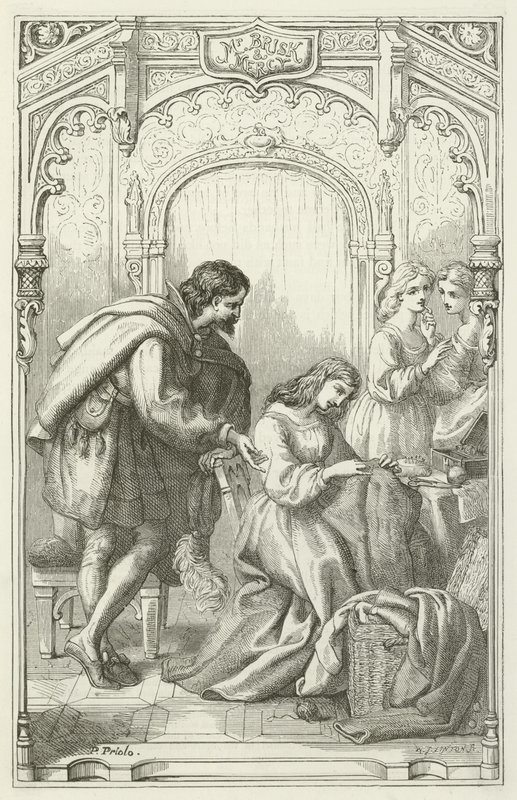 John Bunyan tarafından Pilgrims Progress için İllüstrasyon by English School