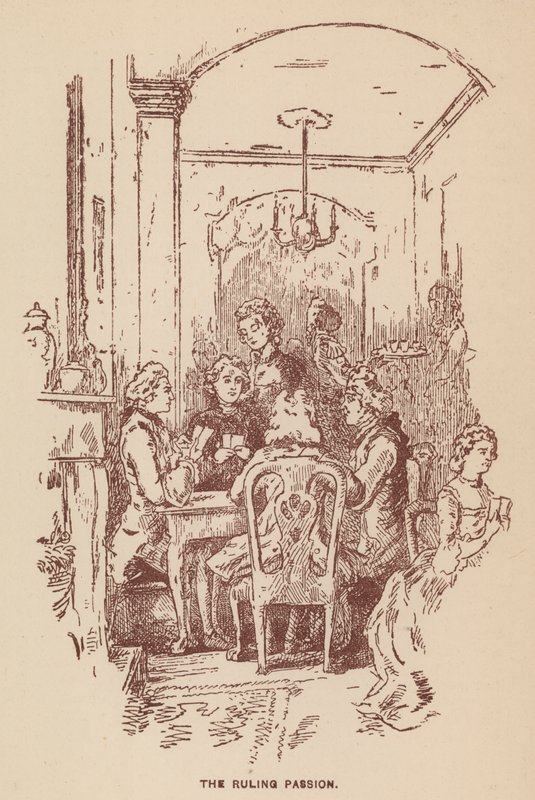 The Virginians için çizim, Thackeray (lito) by English School
