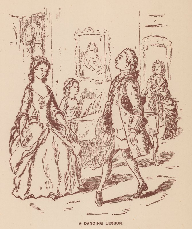 The Virginians için çizim, Thackeray (lito) by English School