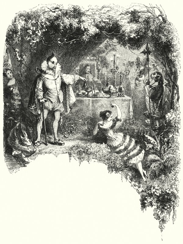 Bale, Le Diable boiteux veya İki Çubuktaki Şeytan için illüstrasyon (gravür) by English School