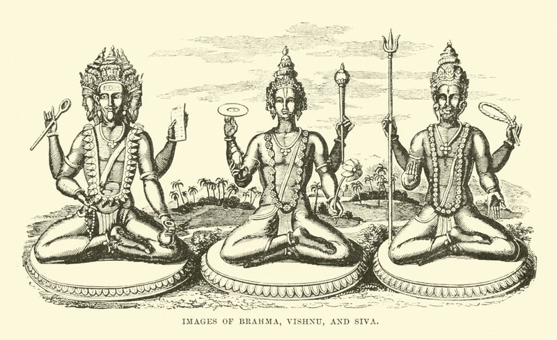 Brahma, Vişnu ve Şiva