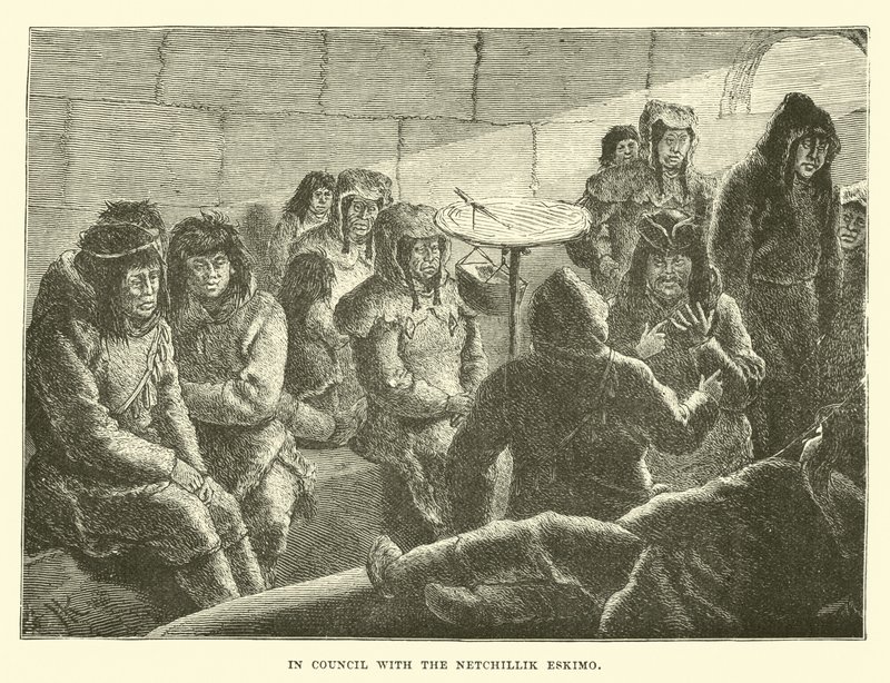 Netchillik Eskimo ile konseyde by English School