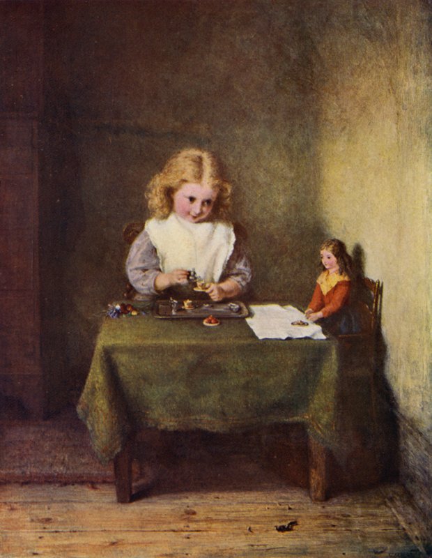 Fidanlıkta (renkli taş) by English School