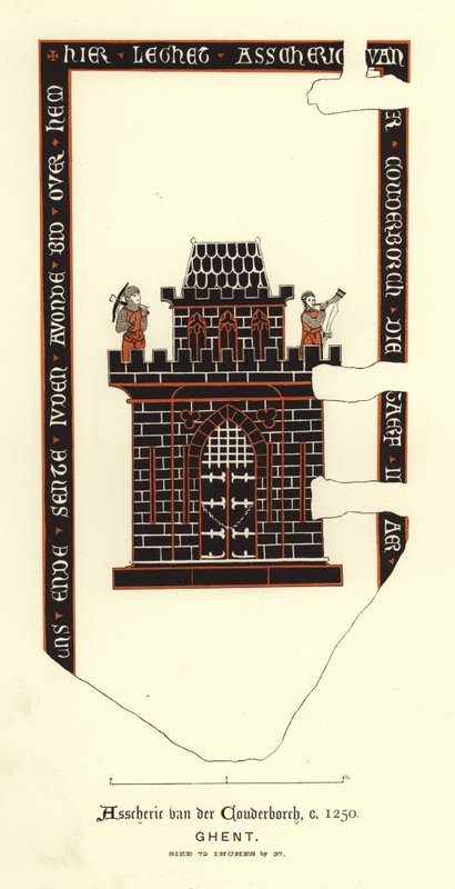 Çizilmiş levha (gravür) by English School