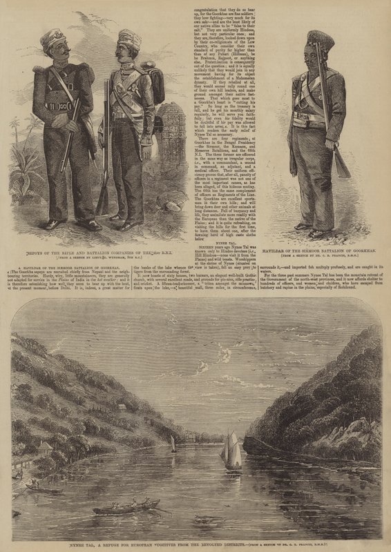 1857 Kızılderili İsyanı (gravür) by English School