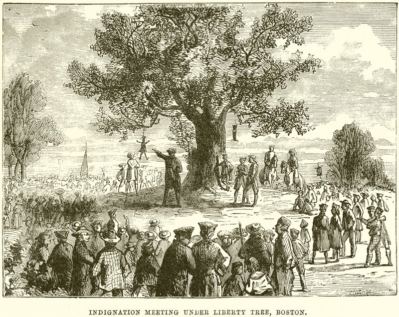 Özgürlük Ağacı Altında Öfke Toplantısı, Boston by English School