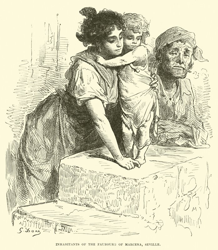 Marcena, Sevilla Faubourg sakinleri by English School