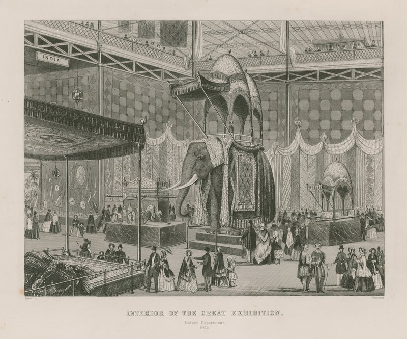 Büyük Serginin İçi, 1851, Hindistan Departmanı by English School